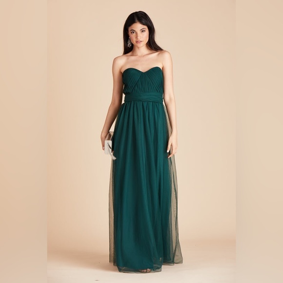 *NWT* Birdy Grey Christina Convertible Dress in Tulle Emerald Green Size M - Picture 3 of 17
